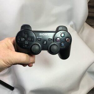 Sony PS3 DualShock 3 Wireless Controller – Black OEM Original Tested CECHZC2U